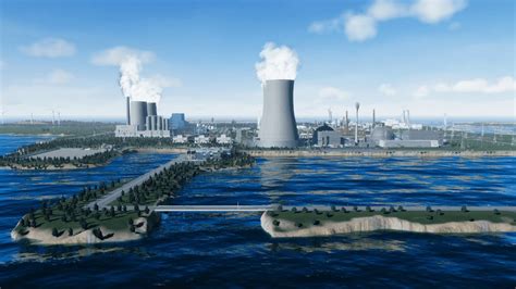 Construction Nuclear Power Plant Cities Skylines 2 Youtube