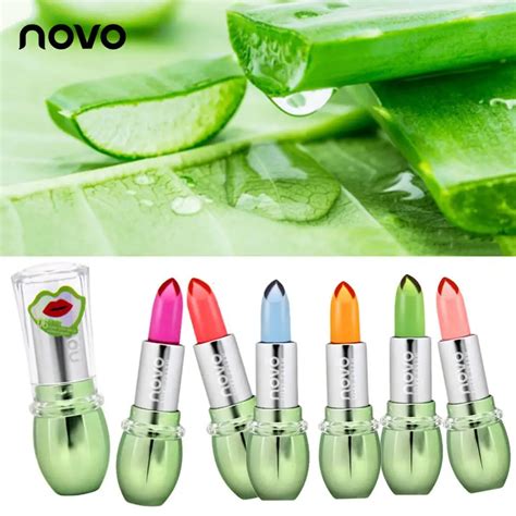 Novo New Crystal Clear Aloe Vera Lipstick Natural Aloe Vera Waterproof