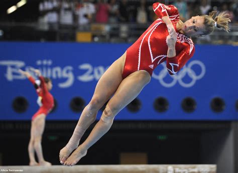 US Gymnastics Alicia Sacramone At The 2008 Olympics