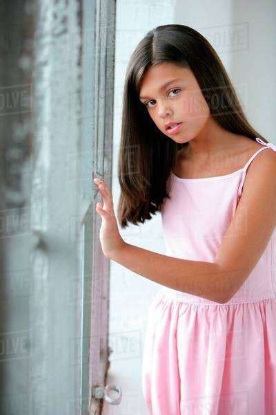 Portrait Of A Preteen Girl Stock Photo Dissolve