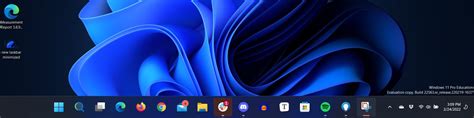The All New Comfortable To Touch Taskbar Comes In The Latest Preview