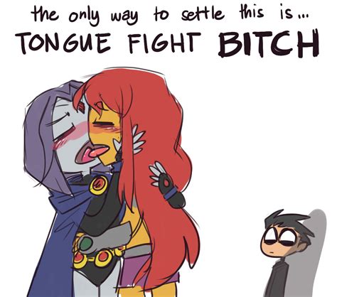 Raven And Starfire Fight Over Robin Teen Titans Know Your Meme