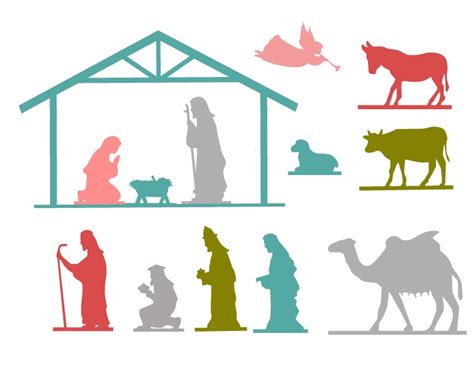 Free Printable Nativity Figures Printable Templates