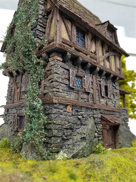 Pin By Lord Garthic On Miniatures Fantasy House Medieval Houses