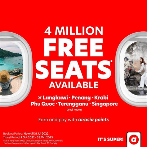 Airasia Free Seats Promo Is Back Via The Airasia Super App — Airasia