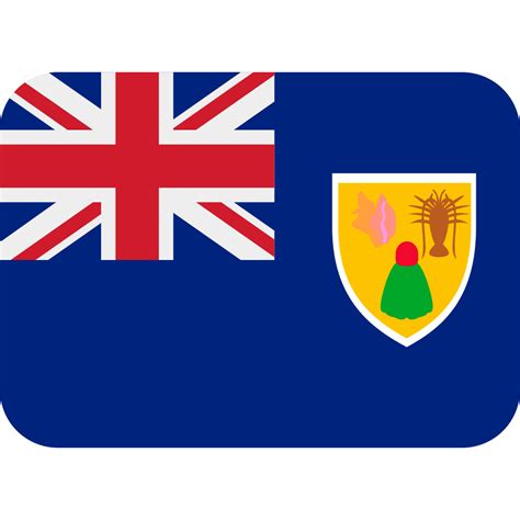Turks Caicos Islands Flag Icon Twemoji Flags Iconpack Twitter