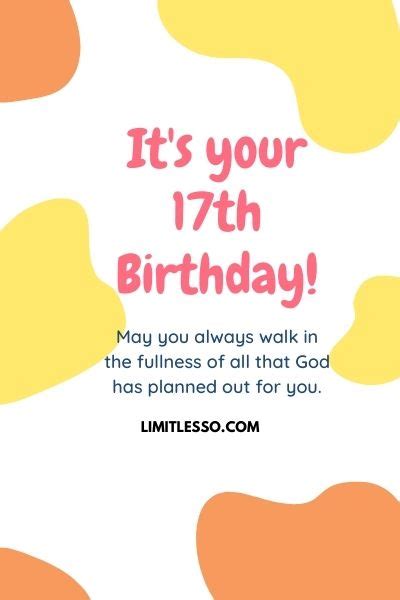 2021 Top 17th Birthday Wishes Greetings And Quotes Limitlesso