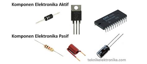 Pengertian Komponen Pasif Dan Aktif Elektronika Beserta Jenis Jenisnya