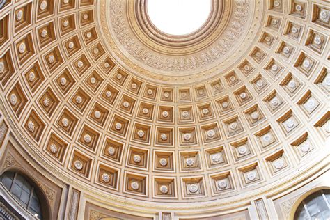 In the center part of the ceiling, right above our heads, almost as a warning, michelangelo describes the history of humanity, from creation to fall. Photo of Vatican City Building Ceiling