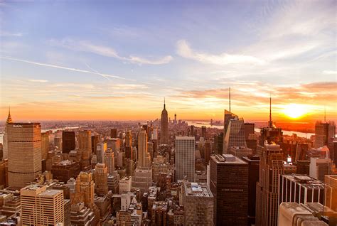 New York City Sunset Skyline Photograph By Vivienne Gucwa Pixels