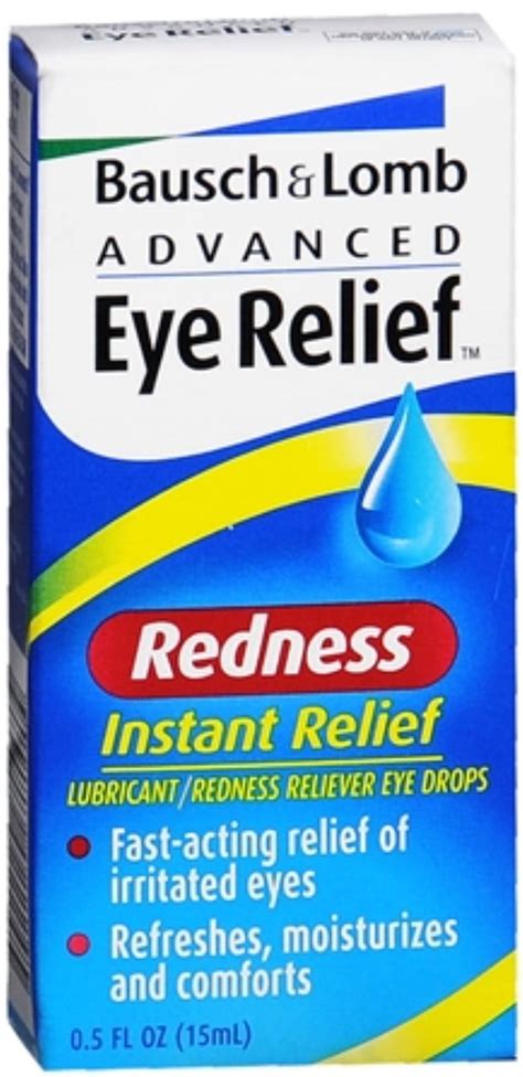 Bausch Lomb Advanced Eye Relief Redness Instant Relief Eye Drops Oz Pack Of Walmart Com