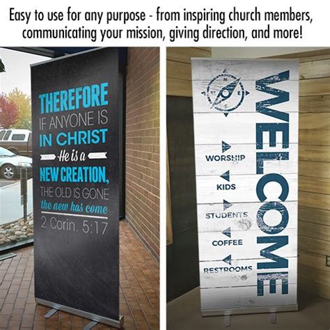 Painted Wood Welcome Banner Church Banners Outreach Marketing