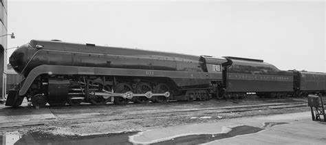 1940s Norfolk And Western J Type Streamlined Steam Locomotive