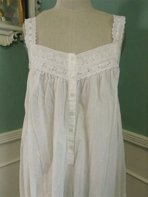 Page is taking longer to load than expected. Vintage White Nightgown. Victoria's Secret by ...