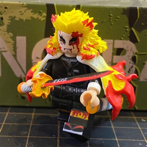 Lego Rengoku Custom Anime Demon Slayer Shopee Việt Nam
