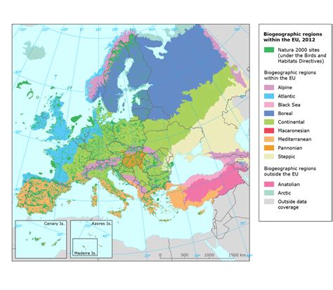 Biogeographic Regions Of Europe Europe