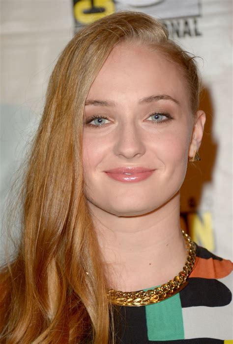 I like to pretend to be other people. Sophie Turner - 'Game of Thrones' Panel at Comic-Con 2014 in San Diego • CelebMafia