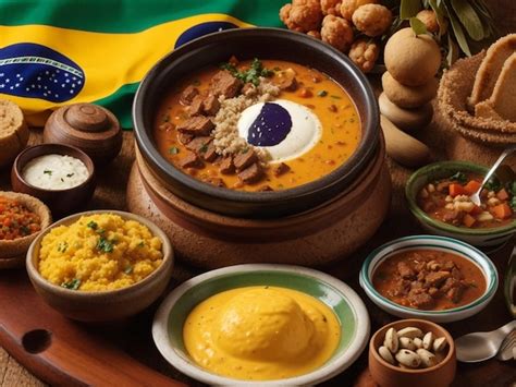 Premium Ai Image Exploring The Vibrant Flavors Of Brazils Gastronomy