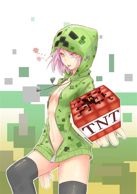 Anime Creeper Girl Minecraft Pinterest Anime Girls And Creepers