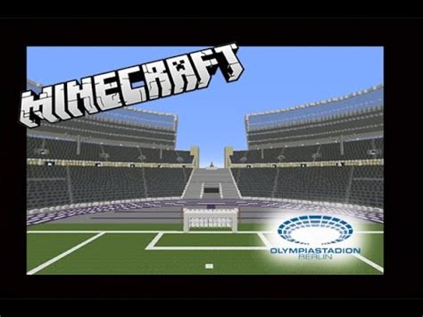 Minecraft Stadium Special Olympiastadion Berlin Download Youtube