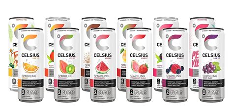 Celsius Energy Drink All Flavor Variety Pack 12 Fl Oz Slim Cans