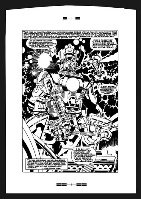 Thor Galactus Rare Production Art In Red Raven S