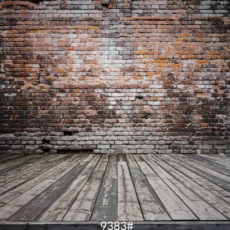 All Sizes Wood Floor And Bricks Wall Photography Backdrops Background