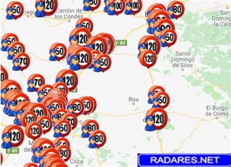 Mapa De Radares Fijos Móviles Semáforo Y De Tramo En Valladolid