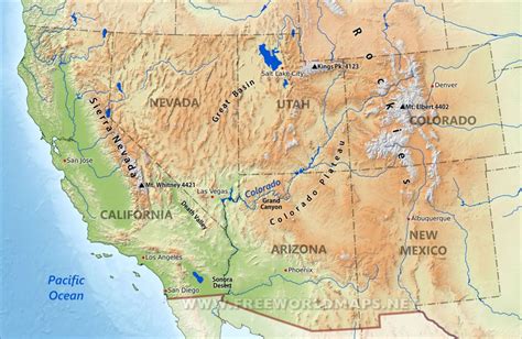 Printable Map Of Southwest Usa Printable Us Maps Southwest States Map