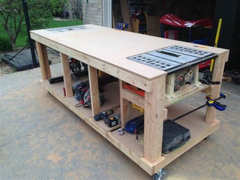 I Built A Rolling Workbench Woodworking Bench Plans Workbench