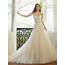 Sweetheart Light Champagne Lace Applique Wedding Dress With Color 