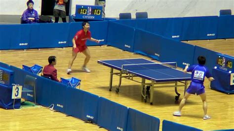 Japan Table Tennis Msmasato Shiono Vs Yuki Hirano 2013119 Youtube