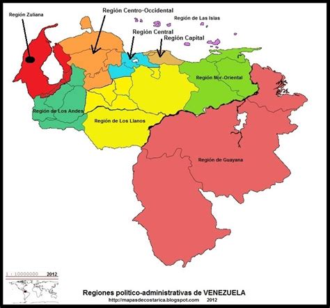 Mapas De Venezuela República Bolivariana De Venezuela America