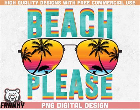 Beach Please Png Sublimation Design Summer Shirt Design Etsy