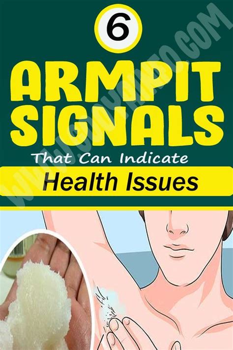 6 Armpit Signals That Can Indicate Health Issues Health And Wellness