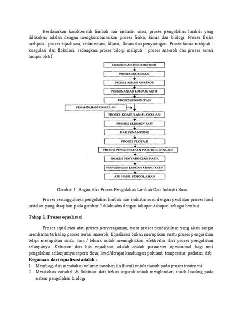 PDF Proses Pengolahan Limbah Cair Susu DOKUMEN TIPS