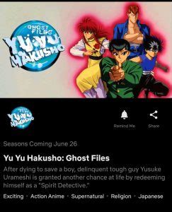 Maybe you would like to learn more about one of these? Yu Yu Hakusho is coming to Netflix in the Philippines!