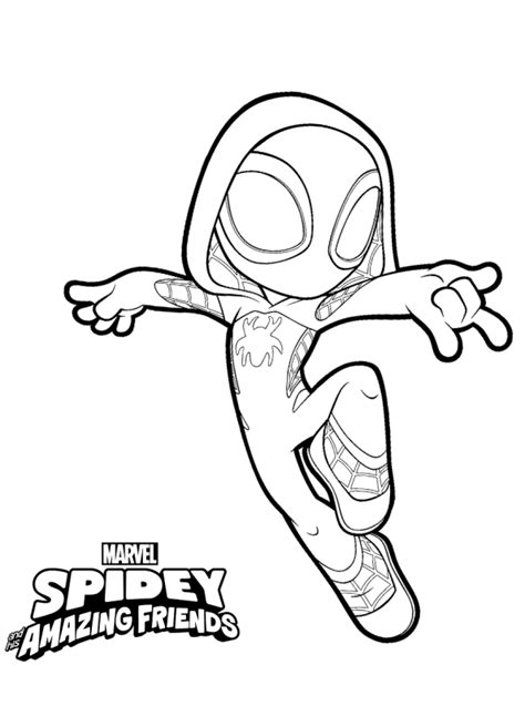 Spidey Printable Coloring Pages