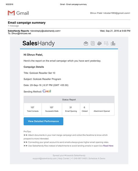 Send Personalized Emails Using Mail Merge With Gmail Saleshandy