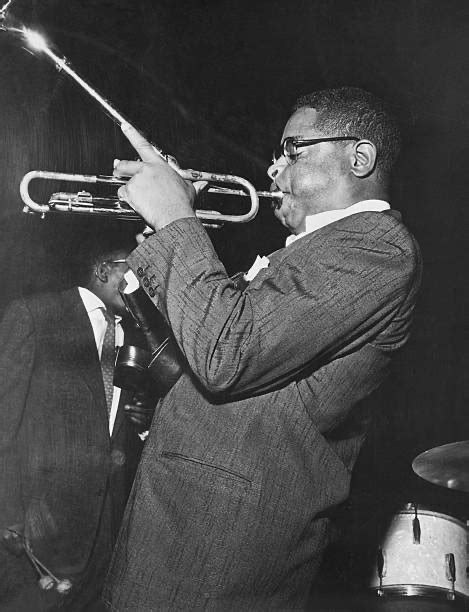Dizzy Gillespie Playing Trumpet Dizzy Gillespie Jazz Artists Dizzy