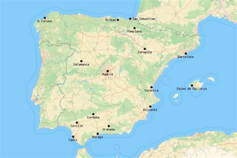 Map Spain Cities Get Latest Map Update