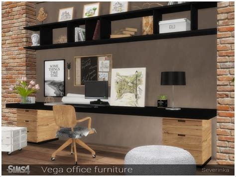 Vega Office Furniture Mod Sims 4 Mod Mod For Sims 4
