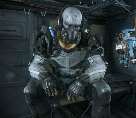 Male Skull Over Battle Dress Sb Compatible Metal Gear Solid V The