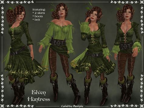 Elven Huntress Outfit By Caverna Obscura Huntress Costume Fantasy