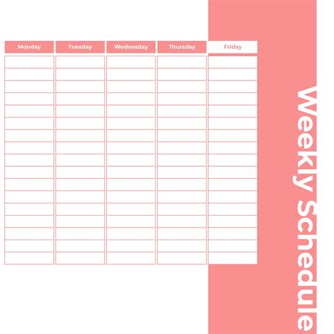 11 Best Monday Through Friday Planner Printable Pdf For Free At Printablee
