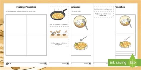 Pancake Recipe Instructions Primary Resources Twinkl