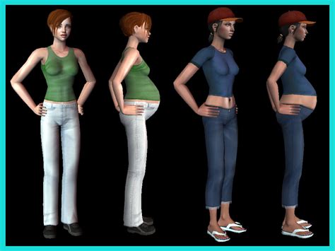 Sims 4 Pregnant Belly Slider Mod