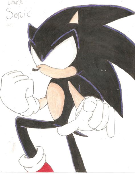 Dark Sonic By Sonicmiku On Deviantart