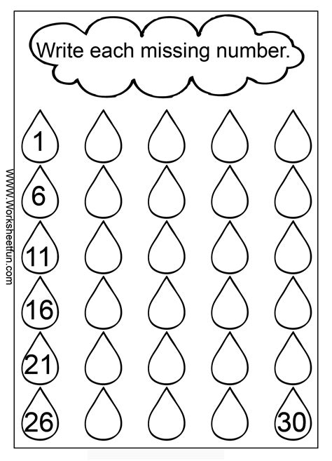 14 Best Images Of Kindergarten Counting Worksheets 1 100