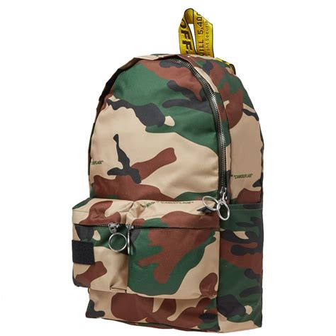 Off White Camo Backpack Camo End Uk